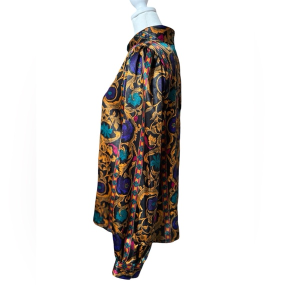 Vintage Nicola Pleated Turtleneck Blouse - Picture 4 of 10